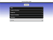 Tablet Screenshot of lakeviewmobilevillage.com